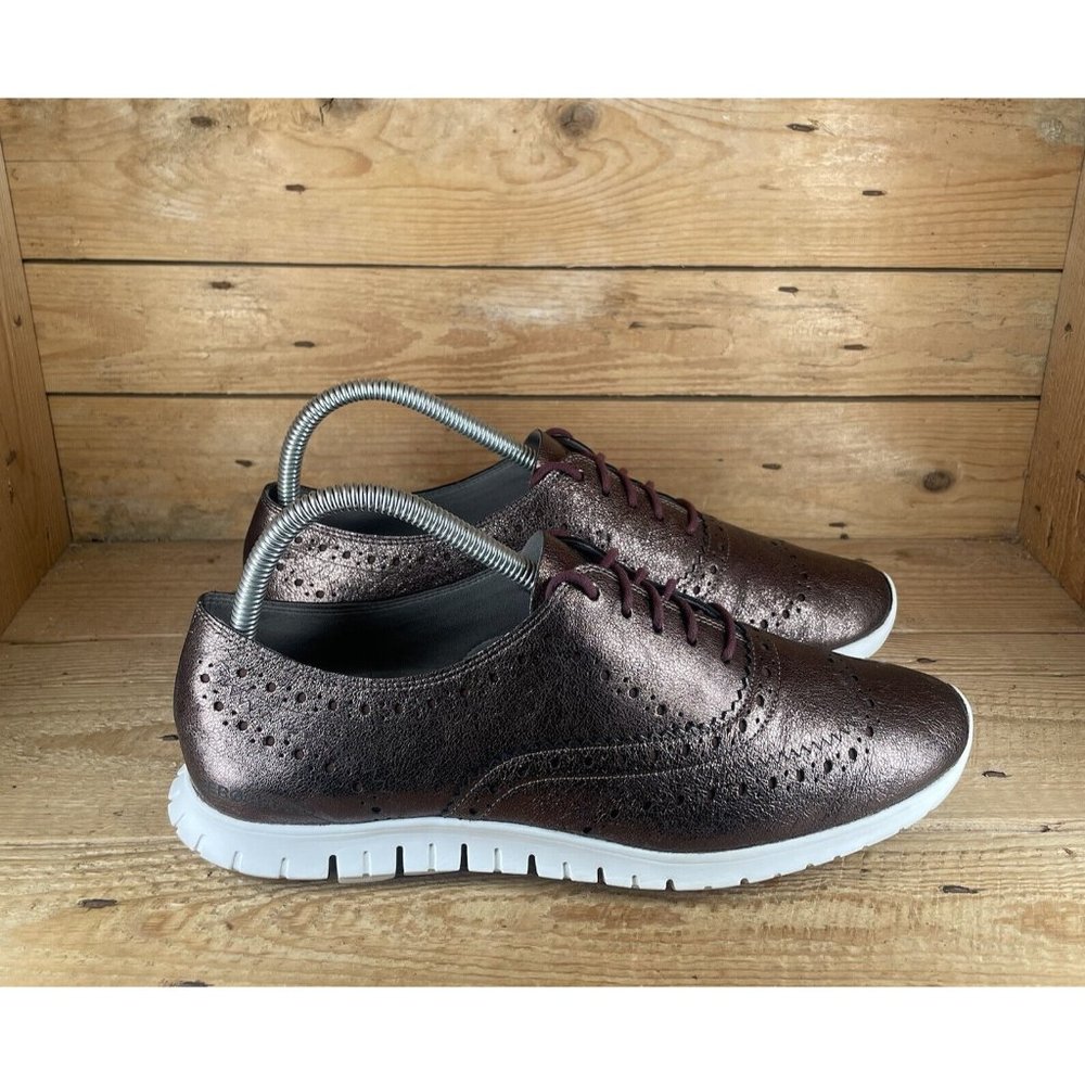 Cole Haan Metallic Brown Sneakers